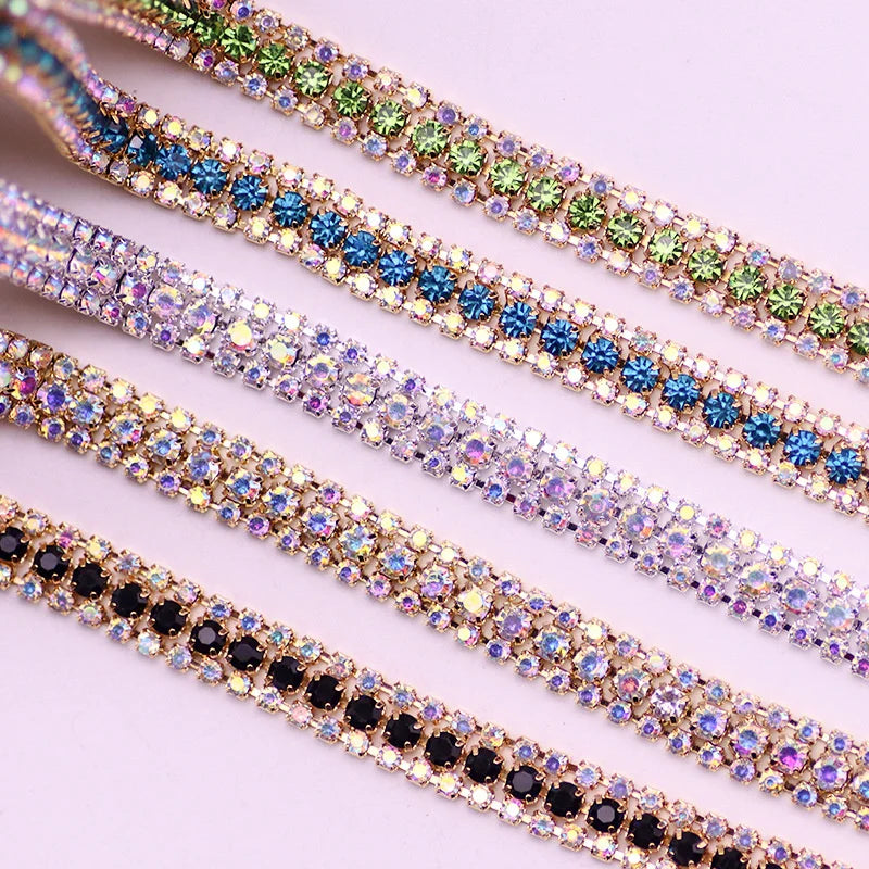 Bredare strass kedja