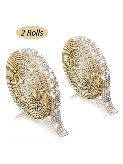 Smal Multicolor Strass tejp 2-4pack