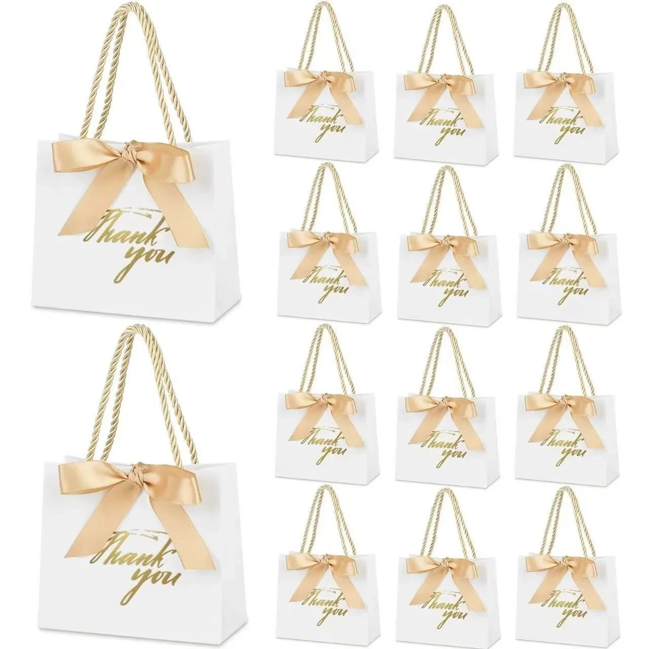 10-pack med små present påsar