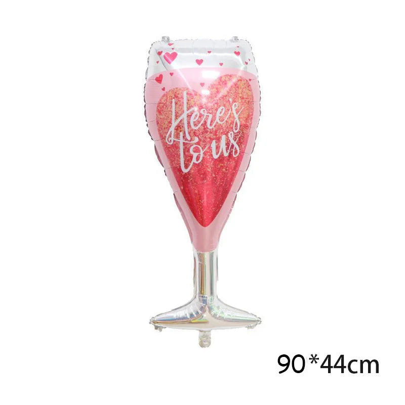 Stora Ballonger champagne flaskor