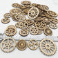 Wooden wheels in different sizes