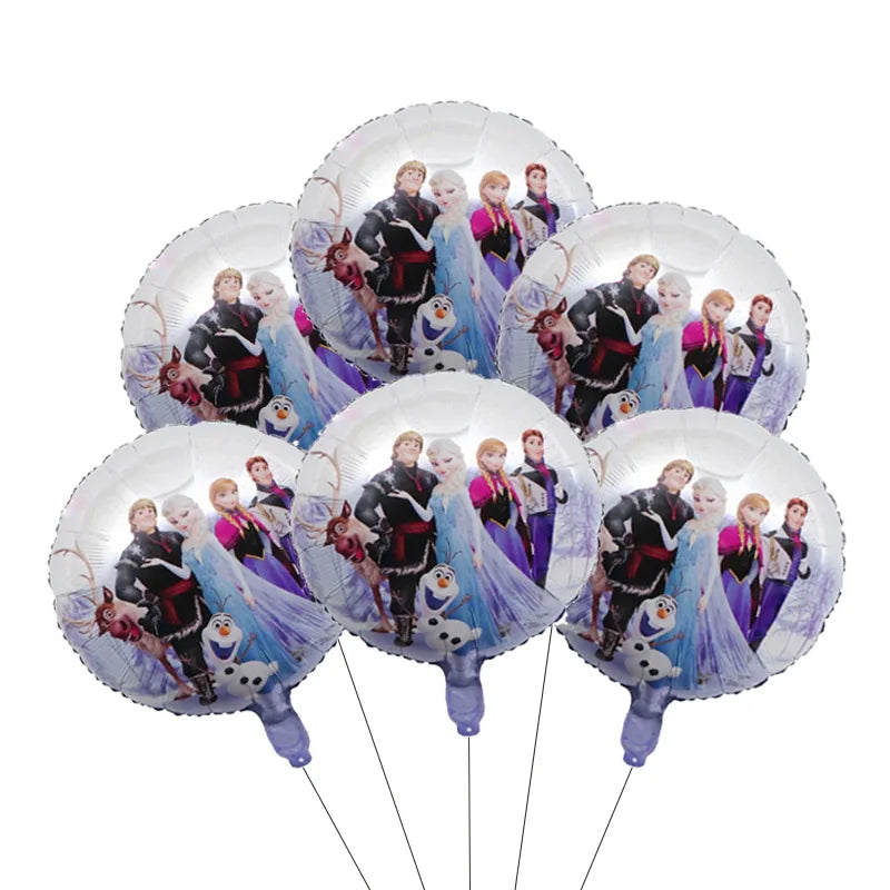 6st set Ballonger med Frost