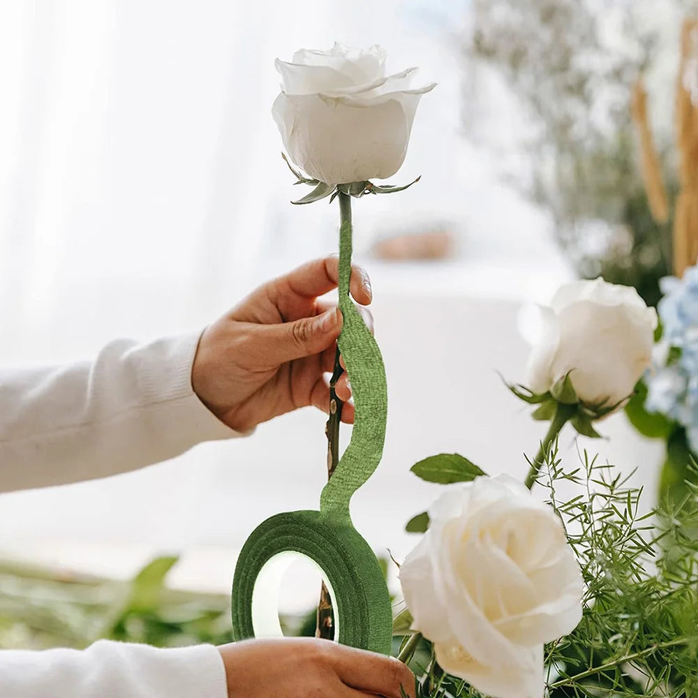 Grön tejp för tillverkning blommor