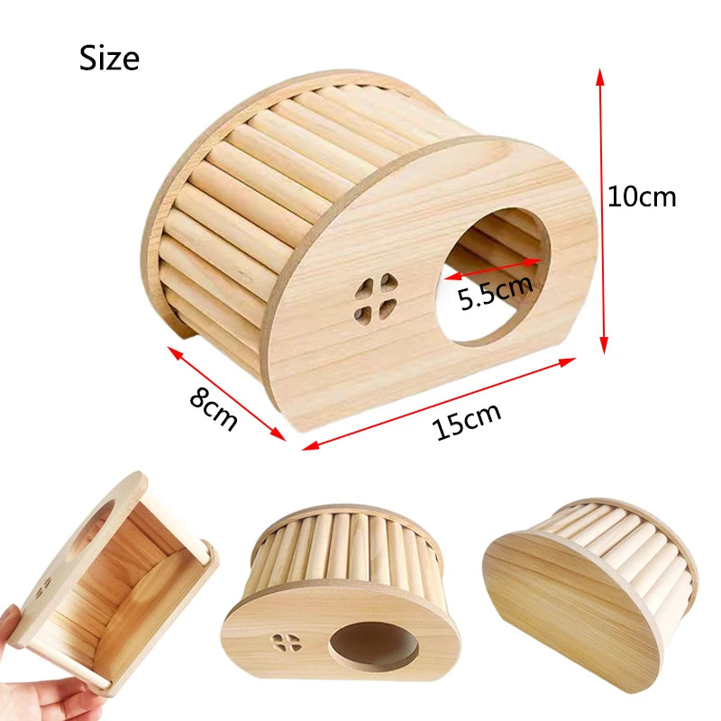 Trä hus för hamster