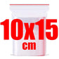 200 zip lock bags in various sizes