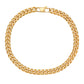 Armband för men med curb kedja 18k guld