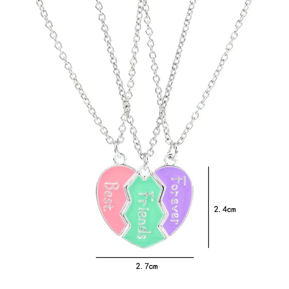 3-set med best friend halsband