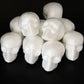 10pcs Styrofoam skulls 55mm