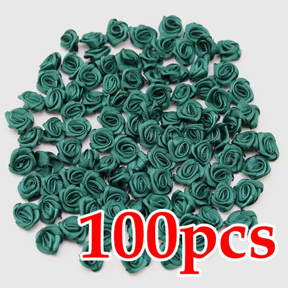 (Mini tyg blommor