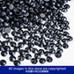 Strass stenar svart hot fix
