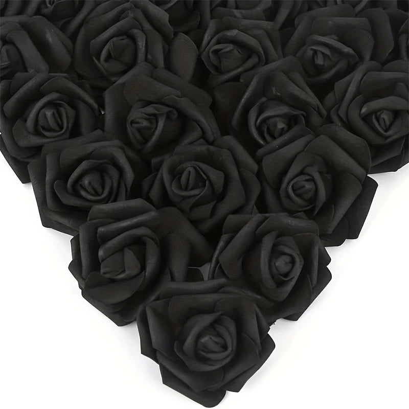 Larger foam roses