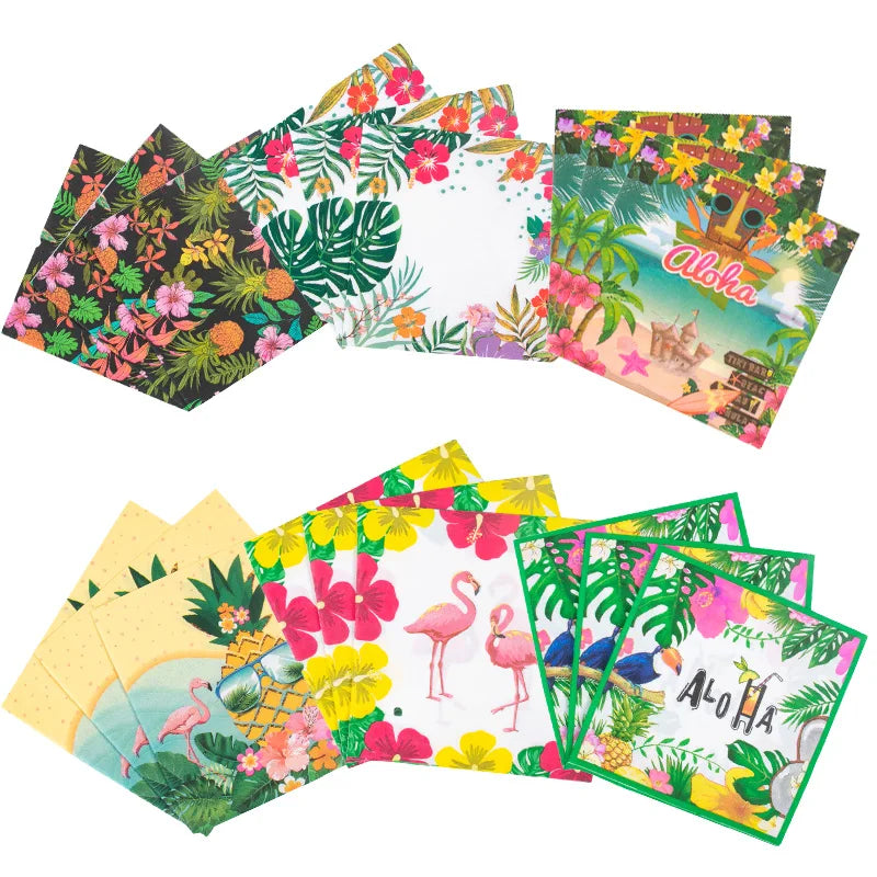 Party dekoration i Hawaii tema