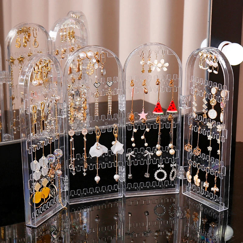 Foldable jewelry stand