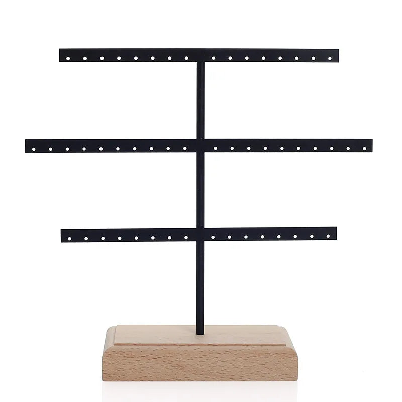 Jewelry stand in metal with 3 tiers earrings