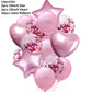 Ballong kit 14-pack metallic och paljett ballong