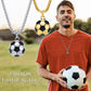 Halsband med fotboll berlock