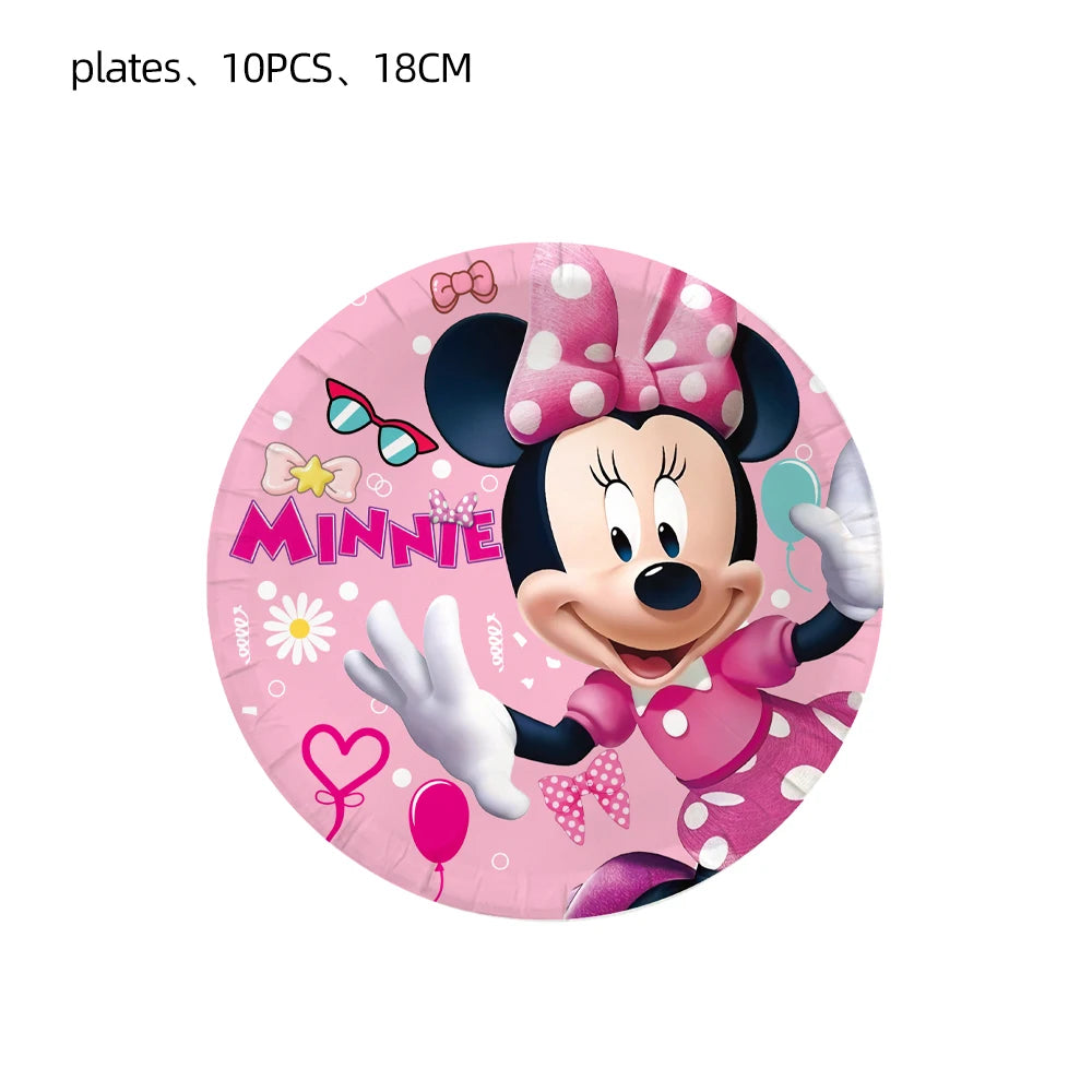 Kalas dekoration med Minnie pigg