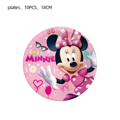 Kalas dekoration med Minnie pigg