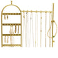 Metal jewelry stand for earrings and necklaces