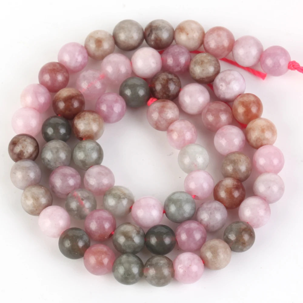 Natural color jade pärlor