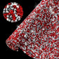 24x20cm sheet of rhinestone tape with triangular rhinestones