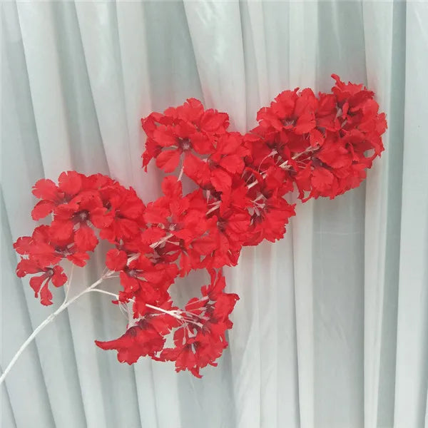 Långa plast blommor