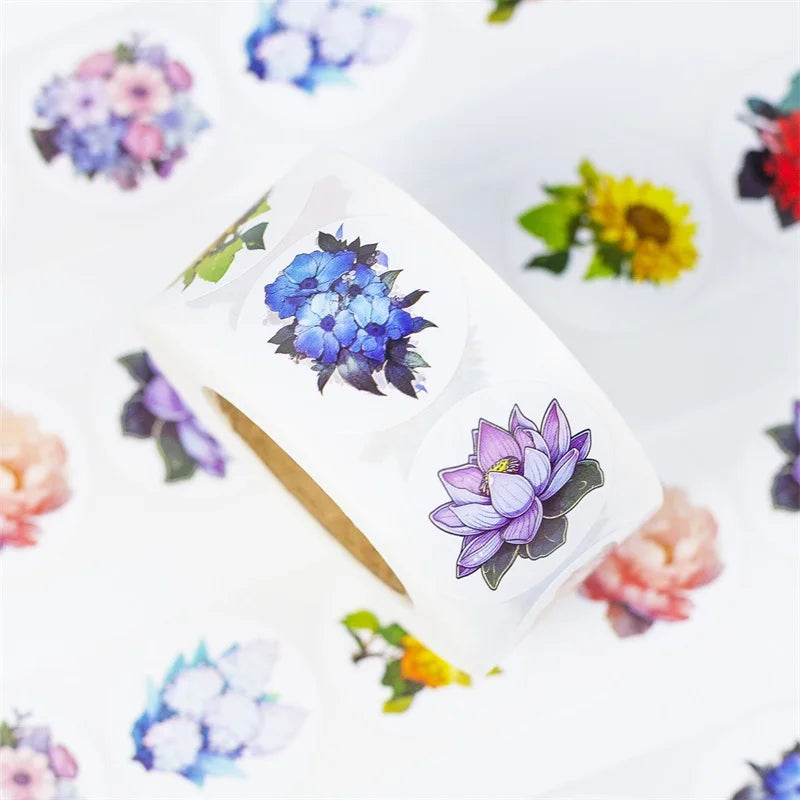Klistermärken Blommor