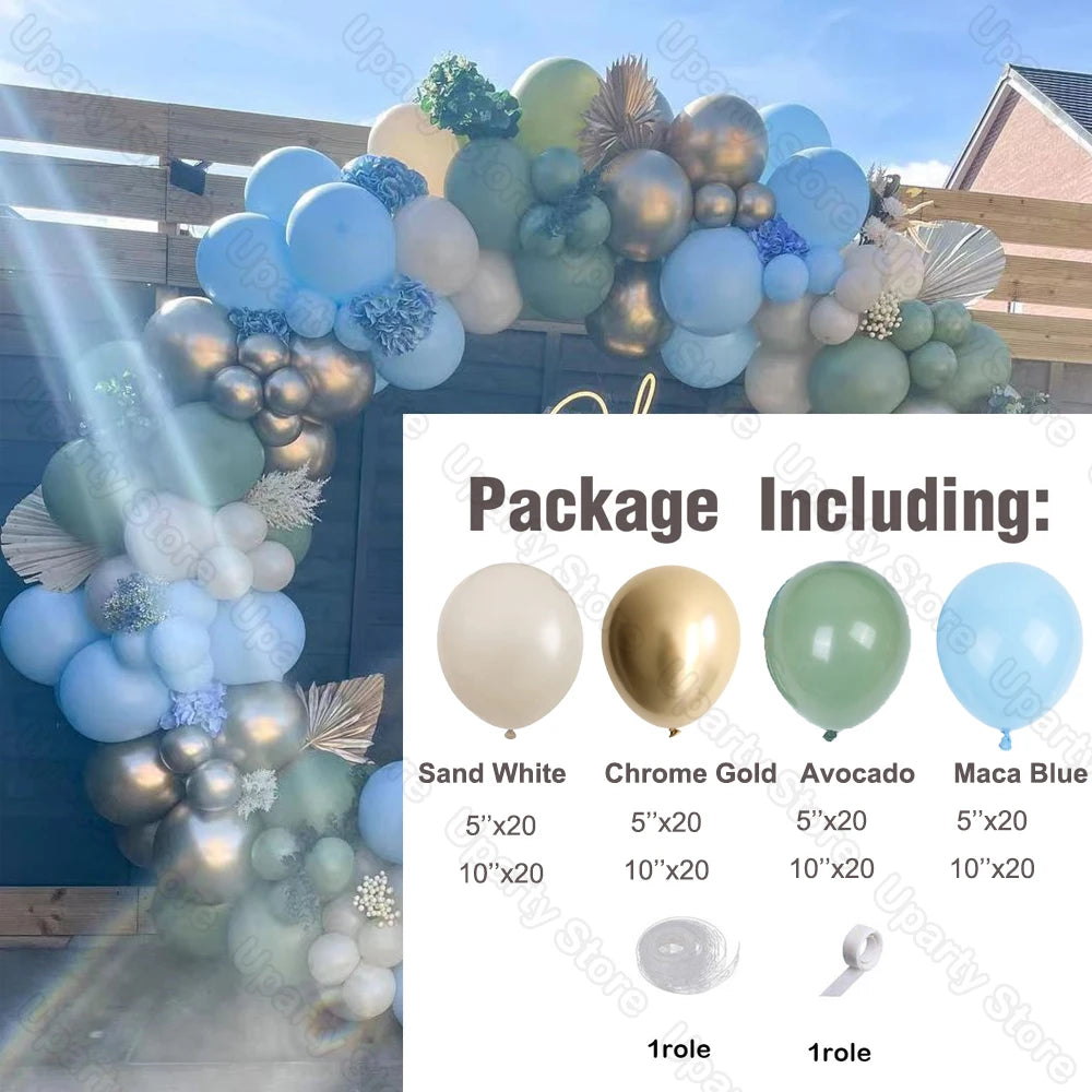Mixade ballonger på 162st olika färger