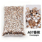 Strass stenar Resin Guld Brun orange grön nyanser