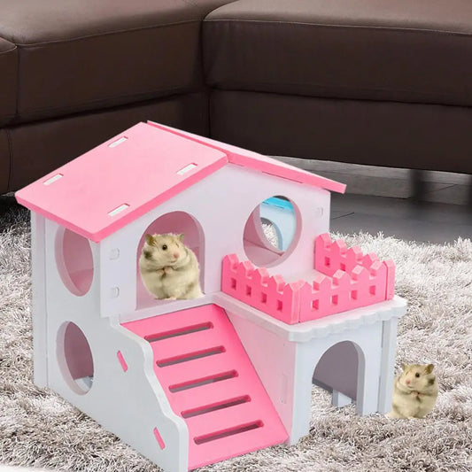 Hamster hus Rosa eller Blå