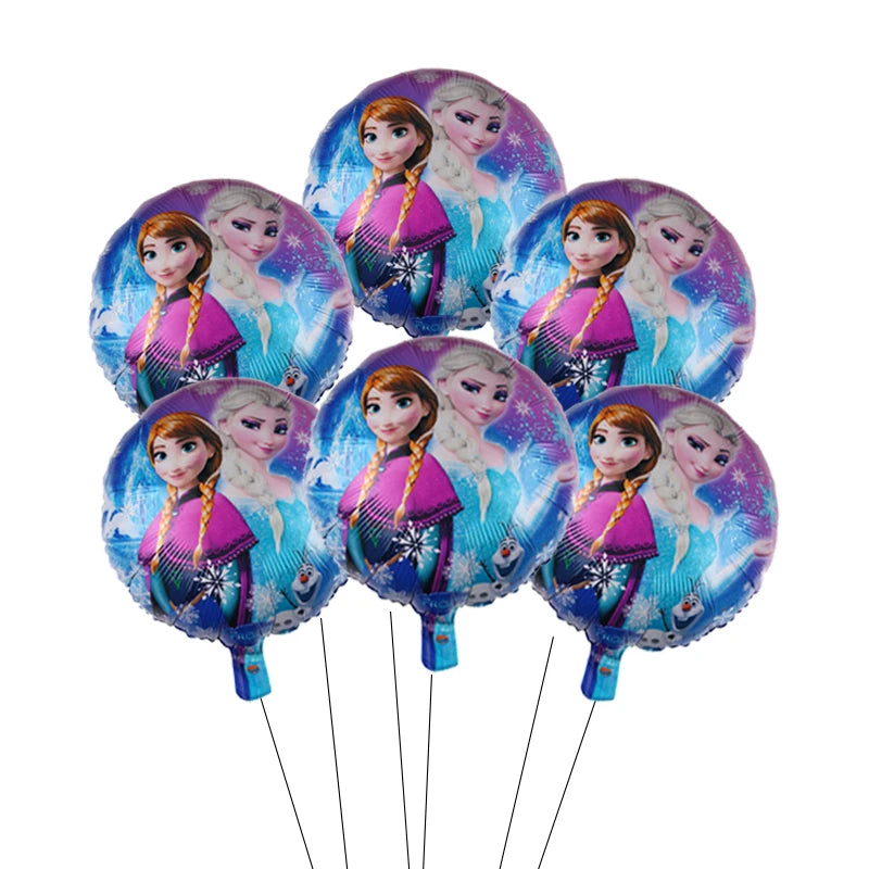 6st set Ballonger med Frost