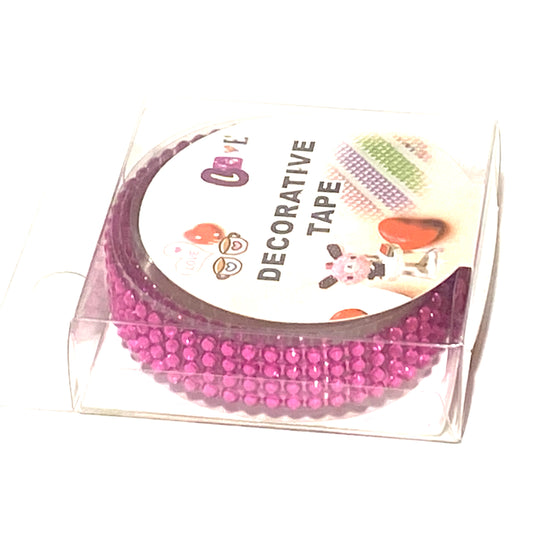Hobby Rhinestone tape cerise