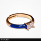 Cubic zirconia-ring