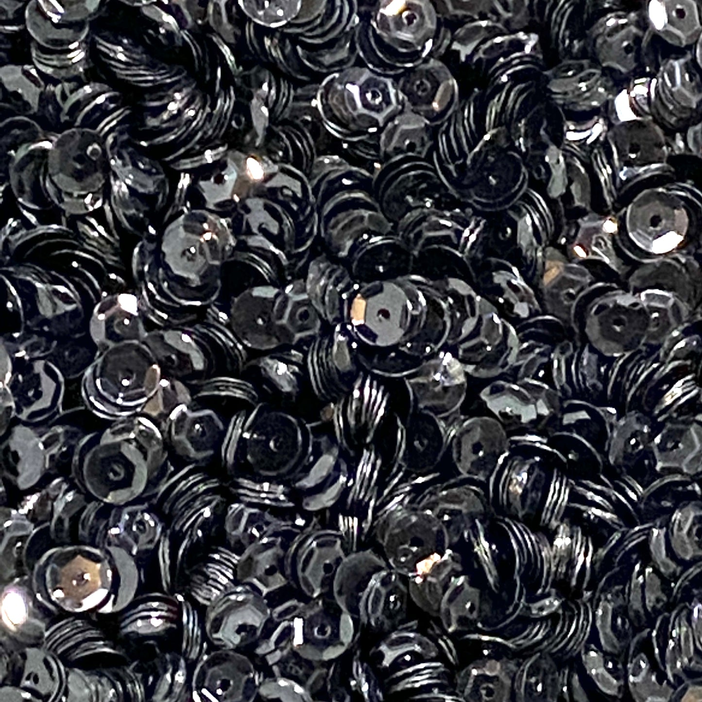 Sequins round black