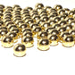 Plastic beads Light gold 4.5mm